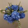 Faux Hydrangea And Eucalyptus Bouquet, thumbnail 3 of 3