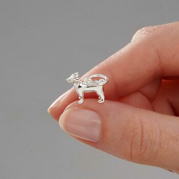 Jack Russell Terrier Personalised Silver Necklace, 3 of 8