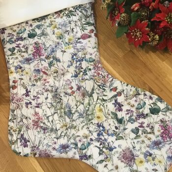 Handcrafted Liberty Of London Christmas Stockings, 3 of 9