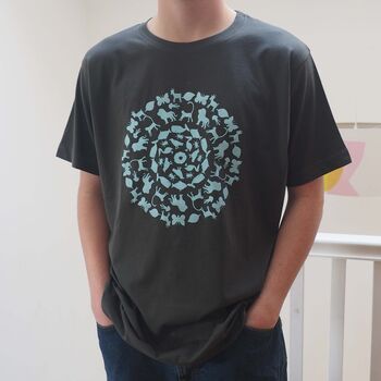 Wheel Of Life Animals T Shirt, 2 of 4