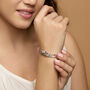 Organic Moonstone, Topaz And Pearl Bangle, thumbnail 4 of 6