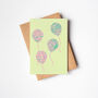 Blitz Balloons Art Greeting Card, thumbnail 2 of 3