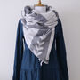 Double Layer Soft Cotton Throw And Towel And Shawl, thumbnail 8 of 10