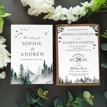 Woodland Wedding Invitations Sample, 12 of 12