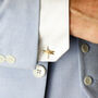 Dragonfly Cufflinks – Silver/Gold Vermeil Plated, thumbnail 5 of 6