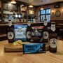 Pub In A Box Hawkstone, Moretti, Budvar Or Cobra Lager Beer Gift Hamper With Pub Snacks, thumbnail 2 of 4