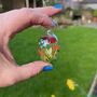 Hand Painted Glass Easter Eggs Set, thumbnail 5 of 7