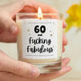 Funny 60 And Fabulous 60th Birthday Gift, thumbnail 1 of 6