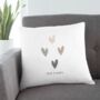 Our Family Personalised Heart Cushion, thumbnail 1 of 4