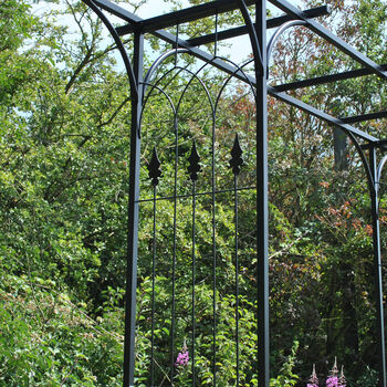 Fleur De Lys Metal Garden Arch, 5 of 12