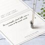 Pineapple Sterling Silver Necklace On Bespoke Card, thumbnail 3 of 10
