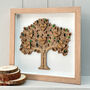 Large Personalised Oak Family Tree Frame Gift, thumbnail 1 of 2