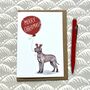 Great Dane Christmas Card, thumbnail 1 of 3