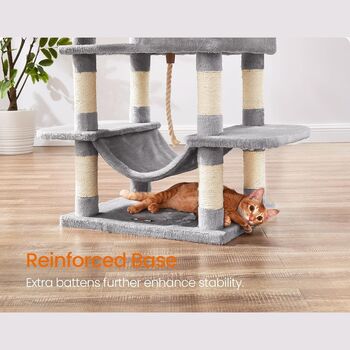 Cat Tree Multi Level Plush Condo Indoor Cats Size L Xxl, 7 of 9