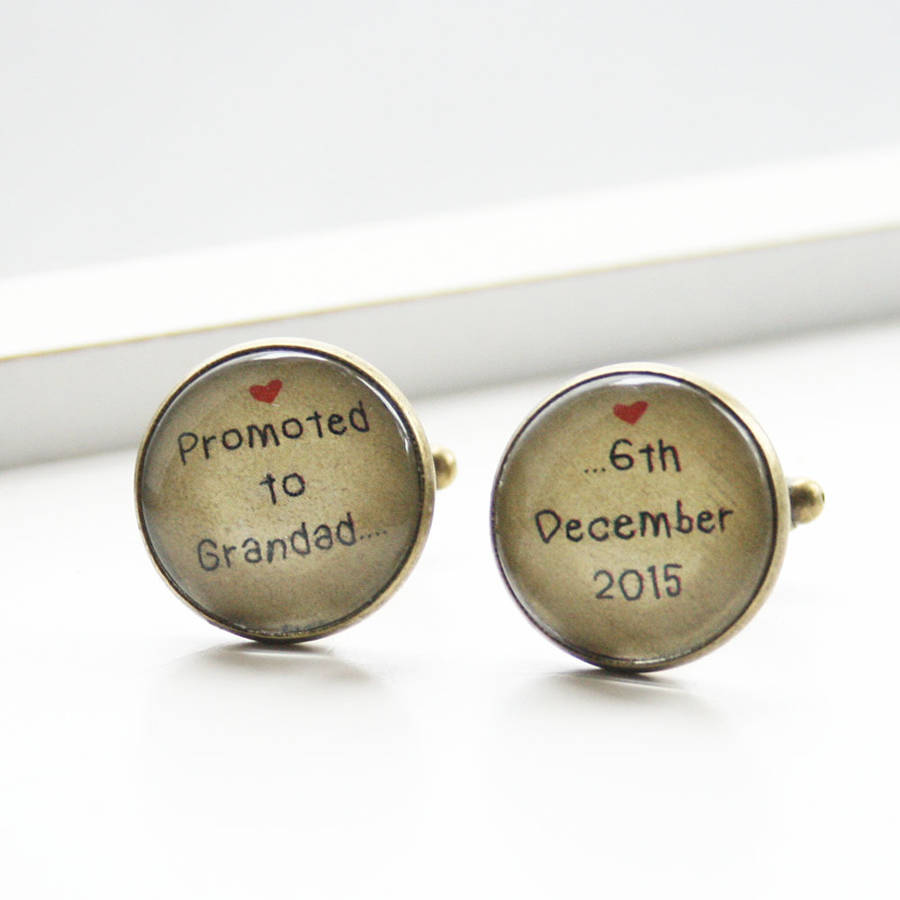 Image of Antique Style Personalised Cufflinks