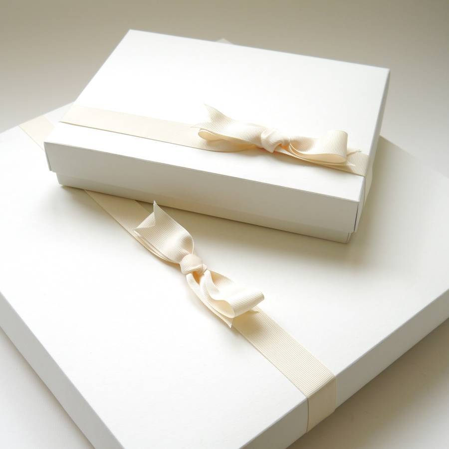 personalised large rose gold wedding album by begolden