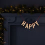 Personalised Wooden Christmas Bunting, thumbnail 3 of 7