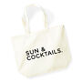 Sun And Cocktails Large Holiday Beach Bag, thumbnail 3 of 4