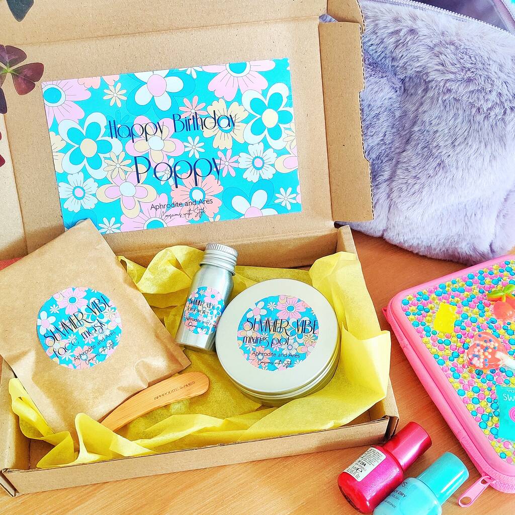 'Sweet 16' Vegan Organic Skincare Birthday Gift Set, 1 of 2