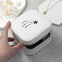 Shooting Star White Square Jewellery Case, thumbnail 4 of 10