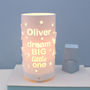 Personalised Dream Big Little One Star Night Light, thumbnail 5 of 12