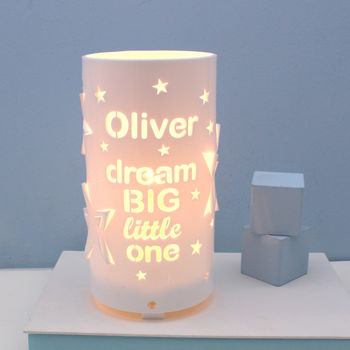 Personalised Dream Big Little One Star Night Light, 5 of 12