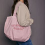 I'd Rather Be Reading Slogan Tote Bag, thumbnail 2 of 7