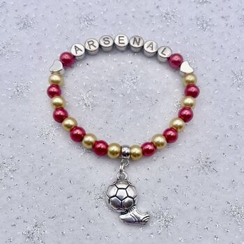 Personalised Football Charm Bracelet, 12 of 12