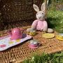 Handmade Pink Rabbit Soft Toy, thumbnail 1 of 3
