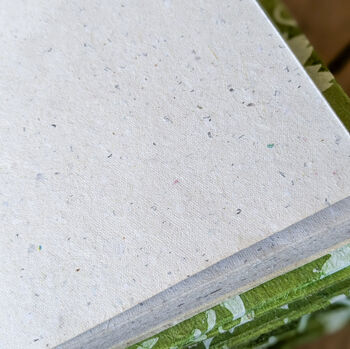 Recycled Handmade Paper Notebooks, Nepali Paper Hardcover A5, Fair Trade, 5 of 11