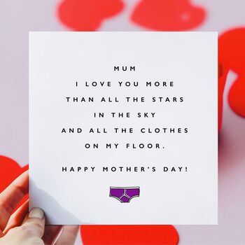 Funny Pants Mother's Day Card, 2 of 3