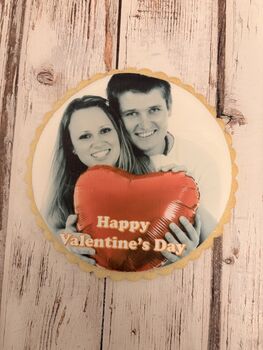 Personalised Giant Photo Cookie – Valentine’s Day Love Biscuit Gift, 4 of 5