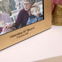 Personalised Gold 50th Wedding Anniversary Photo Frame, thumbnail 2 of 4