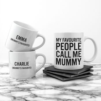 Personalised Mummy And Me Favourite People Mugs, 3 of 4