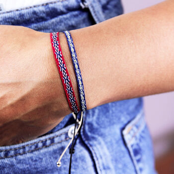 Unisex Braided Rope Adjustable Wristband Bracelet, 2 of 7