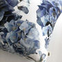 Blue Hydrangea Cushion Cover, thumbnail 3 of 6
