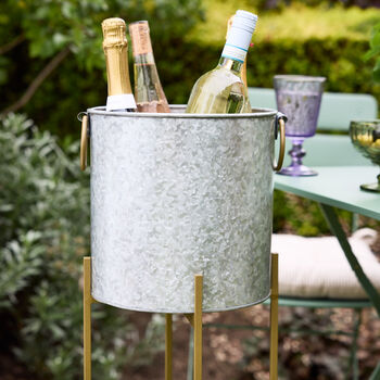 Free Standing Champagne Ice Bucket, 3 of 5