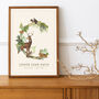 Personalised Forest Animal Initial Letter Giclee Print, thumbnail 1 of 5