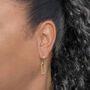 Large Double Link Earrings, thumbnail 1 of 4