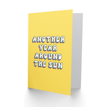 Another Year Around Sun Bright Woman Her Birthday Card, 2 of 4