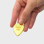 Gold Plated ‘Pick Me’ Plectrum Draft, thumbnail 1 of 6