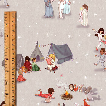 Bedtime Stories Organic Cotton Fabric, 2 of 2