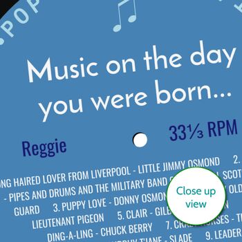 Personalised Birthday Card Day You Were Born Music, 6 of 12