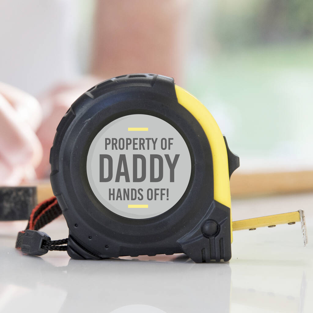 Dad's Father's Day Tape Measure By Slice of Pie Designs