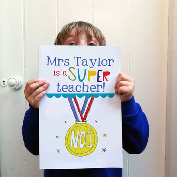Personalised Big Teacher Card, 2 of 12