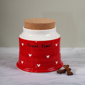 Handmade Personalised Dog Treat Jar, 2 of 8
