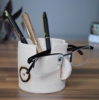 Personalised Ceramic Glasses And Pencil Holder, 6 of 8
