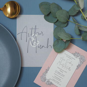 Flora Classic Wedding And Event Invitation Cards, 10 of 12