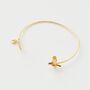 Fable Enamel Flying Robin And Mistletoe Bangle, thumbnail 1 of 7
