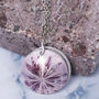 Winter Leaves, Personalised Locket Necklace, Charm Gift, thumbnail 2 of 6